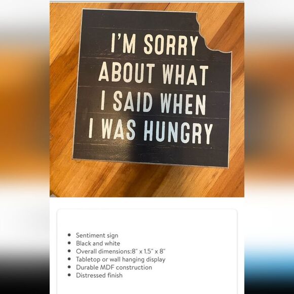 Wood Sign With Corner Bit, 8 x 8 in. - Picture 5 of 6